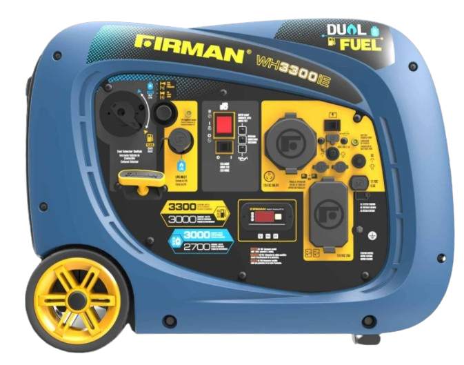 Firman WH03042 3000W/3300W 30 Amp Electric Start Parallel Ready Dual Fuel Inverter Generator New