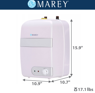 Marey Tank10L 2.5 Gallon Mini-Tank Water Heater Open Box (free upgrade to new unit)