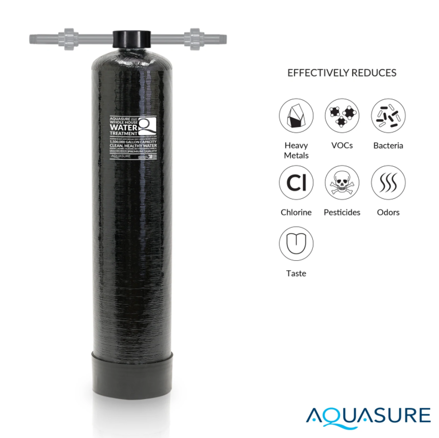 Aquasure AS-SE600A Signature Elite Series 32,000 Grains Whole House Water Filter System New