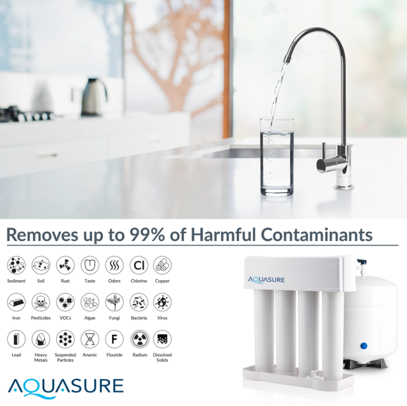Aquasure AS-SE1500A Signature Elite Series 64,000 Grains Whole House Water Filter System New