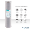 Aquasure AS-F120CB5 Fortitude V Series 20 Inch High Flow Whole House 5 Micron Carbon Block Water Filter New