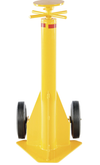 Vestil SP-TOP 40,000 lb. Capacity Steel Trailer Stabilizing Spin Top Jack Yellow New