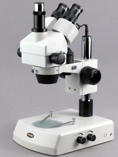 Amscope SM-2TX 3.5X - 45X Trinocular Stereo Zoom Microscope with Dual Halogen Lights New