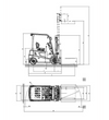 Ekko EK20-216LI 4 Wheel Electric Forklift 216" Lift 4500 lbs. Capacity New