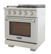 Kucht KFX300 30" Professional Gas Range with 4 Sealed Burners and Convection Oven with NG & LP Options New