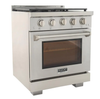 Kucht KFX300 30" Professional Gas Range with 4 Sealed Burners and Convection Oven with NG & LP Options New