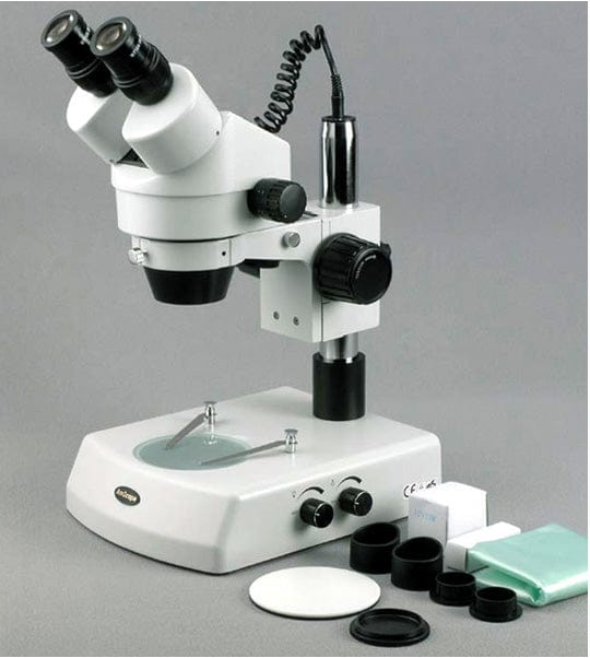 Amscope SM-2BZ 3.5X - 90X Binocular Stereo Zoom Microscope with Dual Halogen Lights New