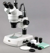 Amscope SM-2TX 3.5X - 45X Trinocular Stereo Zoom Microscope with Dual Halogen Lights New