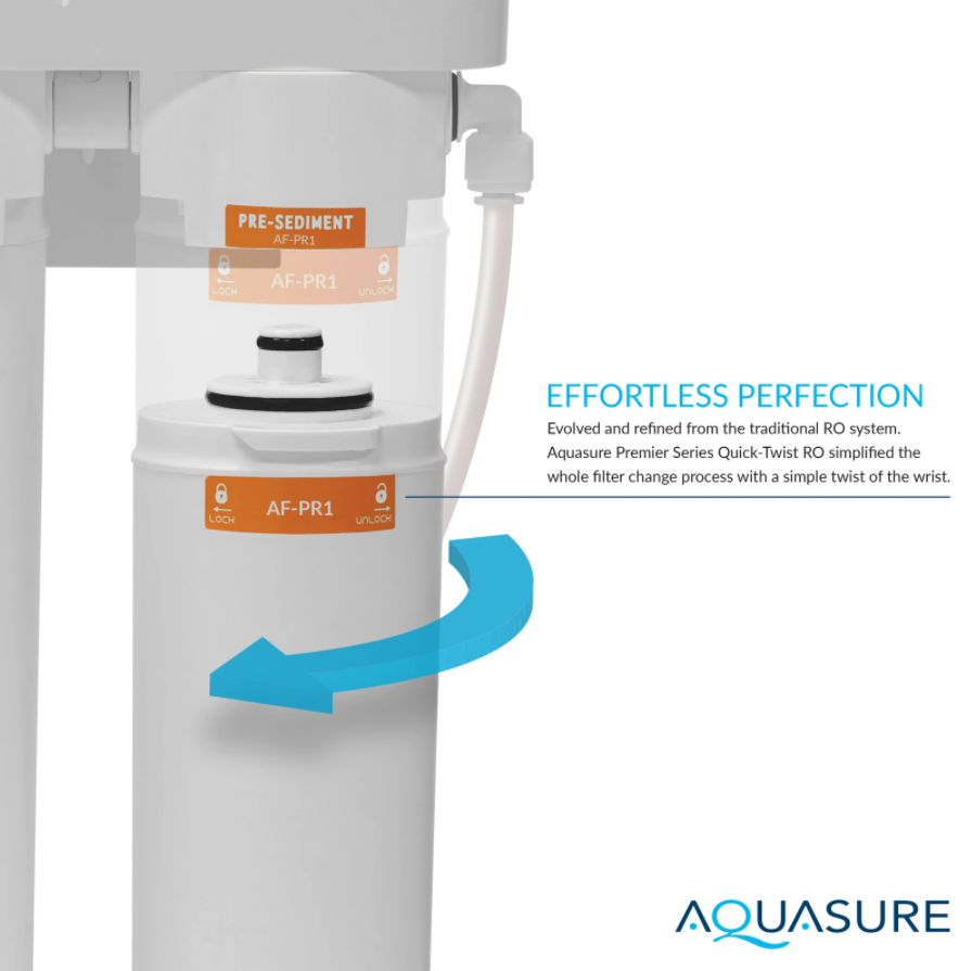 Aquasure AS-PR75A Premier Series 75 GPD Reverse Osmosis Water Filtration System New