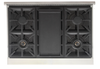 Kucht KFX360 36" Professional Gas Range with 6 Sealed Burners and Convection Oven with NG & LP Options New