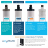 Aquasure AS-D100MCB Dash Series Microban Carbon Block Filtration Countertop Water Filter New
