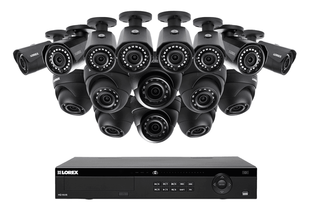 Lorex HDIP1688DW 16 Camera 16 Channel Weatherproof 2K Resolution Surveillance Security System New