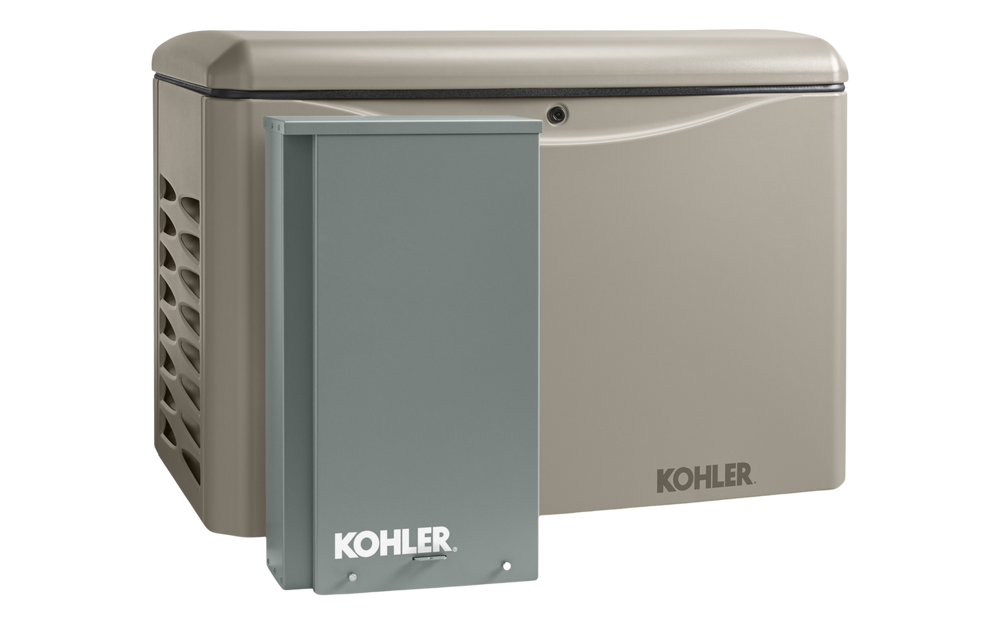 Kohler 20RCAL-200SELS 20KW Standby Generator Air Cooled with 200 Amp Automatic Transfer Switch and App Connect New