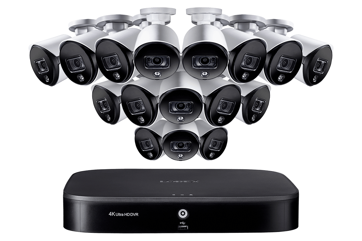 Lorex MPX0616W 16 Camera 16 Channel Indoor/Outdoor HD 1080P DVR Surveillance Security System New