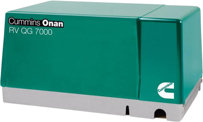 Cummins Onan QG 7000 7kW RV Generator 7.0HGJAB-6756 RV Gasoline Single Phase 120 Volt Air Cooled EVAP New