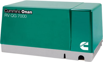 Cummins Onan QG 7000 7kW RV Generator 7.0HGJAB-6756 RV Gasoline Single Phase 120 Volt Air Cooled EVAP New