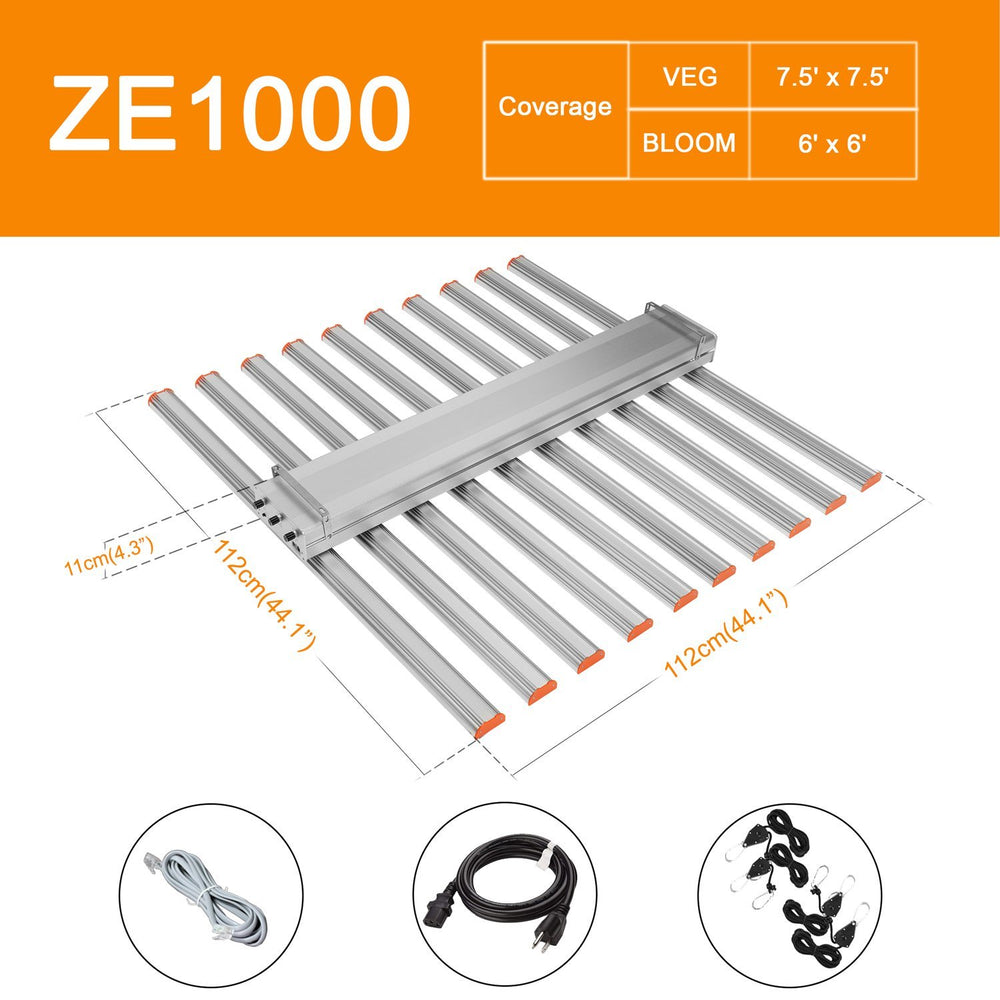 ParfactWorks ZE1000 1000W LED Grow Light New