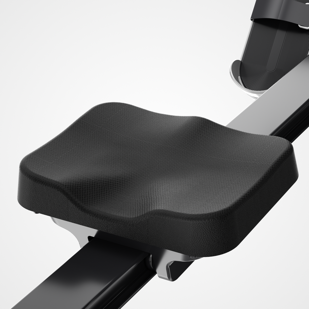 OVICX OS-ROWINGM-R200 Single Track Foldable Indoor Poly-V Belt Drive Rowing Machine With LCD Display New