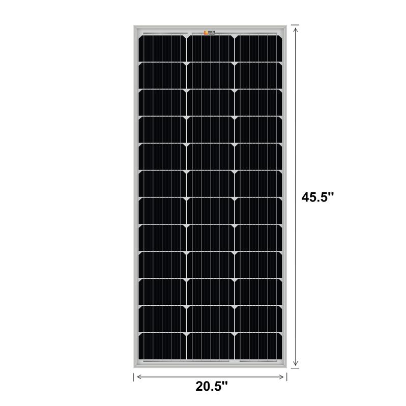 Rich Solar RS-M100 100 Watt 12 Volt Solar Panel New