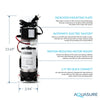 Aquasure AS-PR100E Premier Elite 100 GPD Reverse Osmosis Water Filtration System With Electric Boosting Pump New