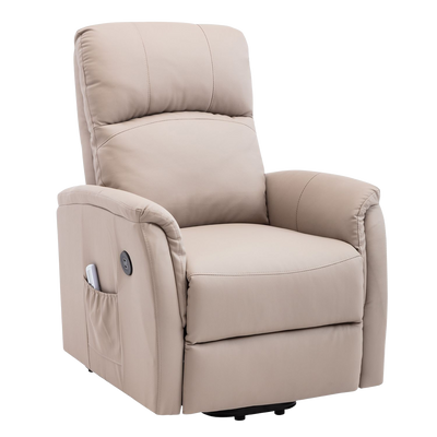 Lifesmart Luxury Leather Power Lift and Recline Massage Chair with Heat Therapy New