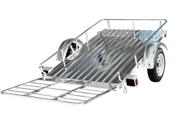 DK2 MMT4X6OG 1295 lbs. Capacity 4 ft. x 6 ft. Open Rail Galvanized Steel Flatbed Trailer New