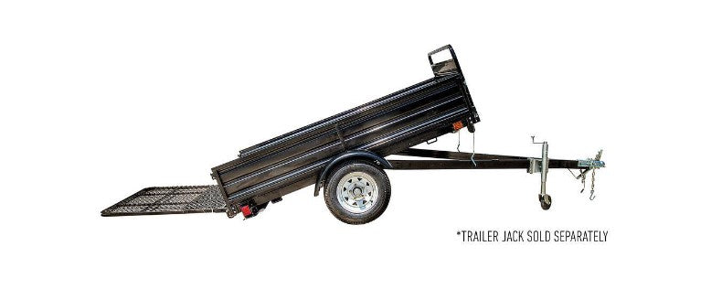 DK2 MMT5X7-DUG 1639 lb. Capacity 4.5 ft. x 7.5 ft. Drive-Up Gate Single Axle Trailer Kit New