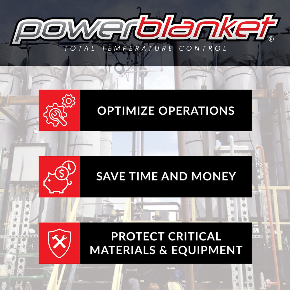 Powerblanket TH330 120 Volt 330 Gallon Adjustable Thermostatic Controller Tote Heater New