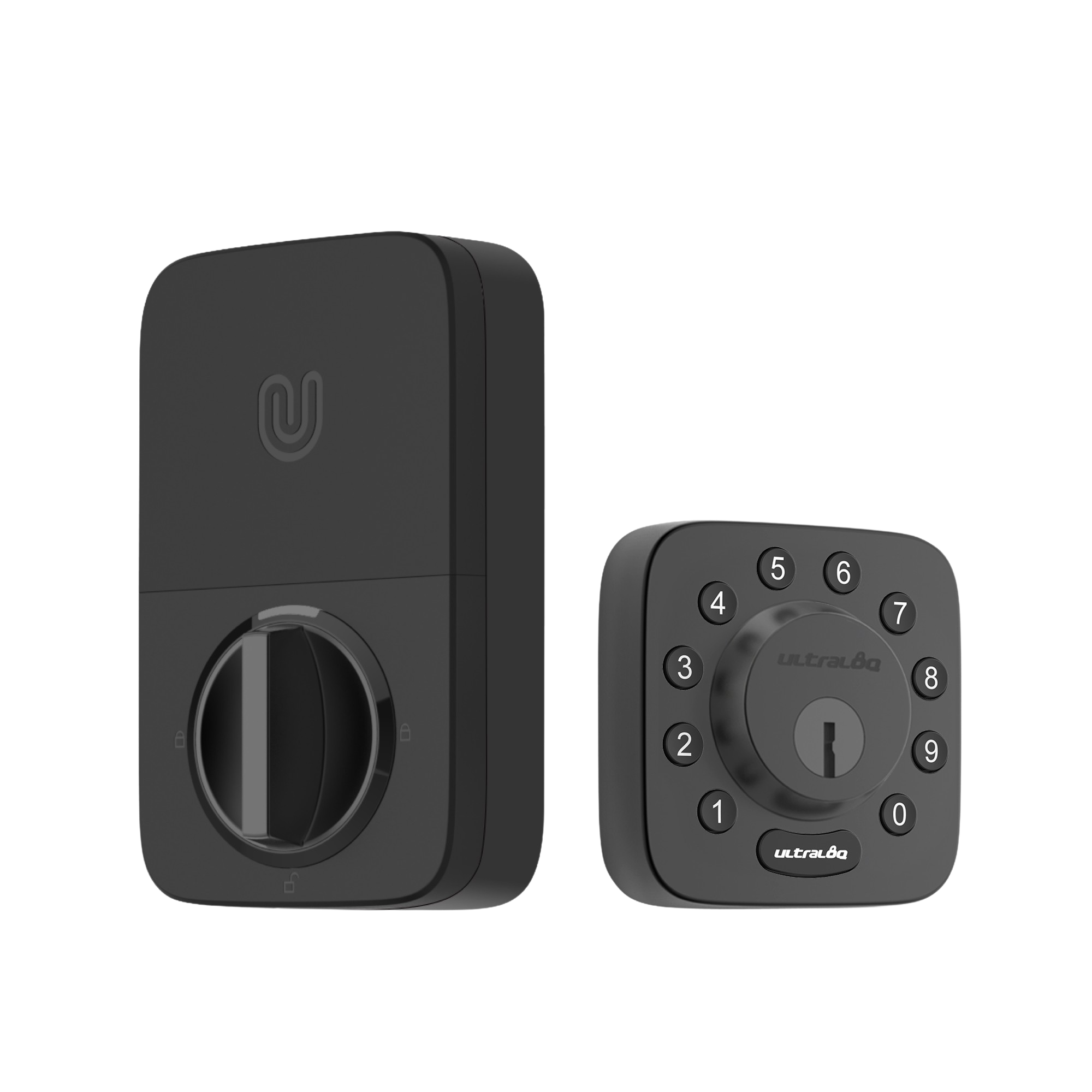 U-Tec U-BOLT 5-in-1 Bluetooth Enabled Fingerprint and Keypad Smart Deadbolt Door Lock in Black New