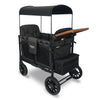 WonderFold W4 Luxe Push/Pull 4-Passenger Quad Stroller Wagon Black New