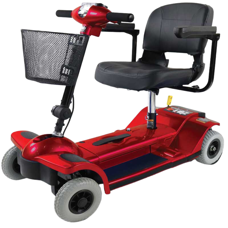 Zip'r 4 XTRA Traveler Long Range Mobility Scooter Red New