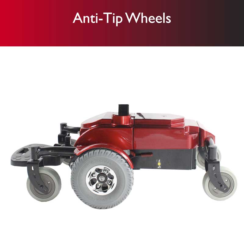 Zip'r Mantis Long Range Heavy Duty Power Wheelchair Blue New