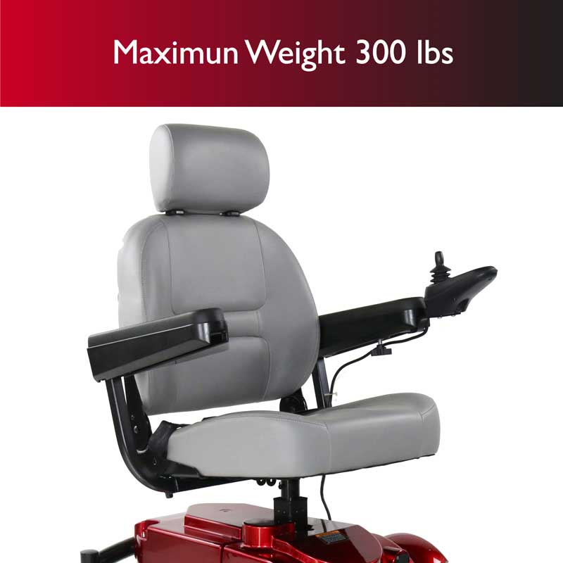 Zip'r Mantis Long Range Heavy Duty Power Wheelchair Blue New