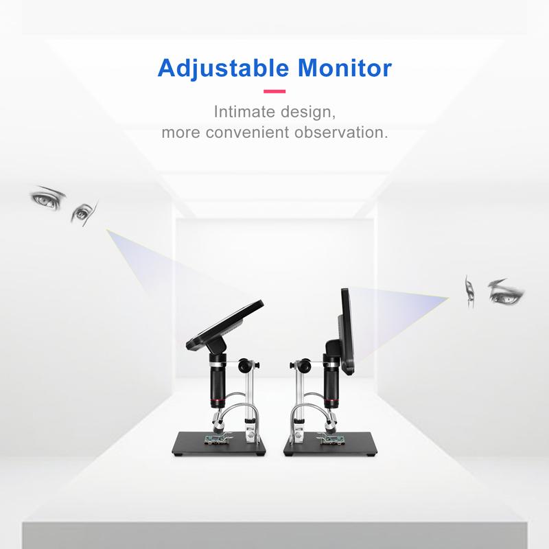 Andonstar AD409 PCB Soldering 10.1 Inch Display HDMI Digital Microscope with IR Remote New