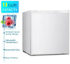 RW Flame D40W Compact Upright 1.1 Cubic Feet Chest Freezer White New