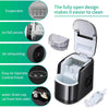 Antarctic Star Z12C Self Cleaning Portable Countertop Ice Maker Machine Black New