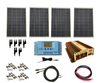 WindyNation SOK-400WPI-30 Complete 400 Watt Solar Panel Kit with 3000W VertaMax Power Inverter for 12 Volt Battery Systems New