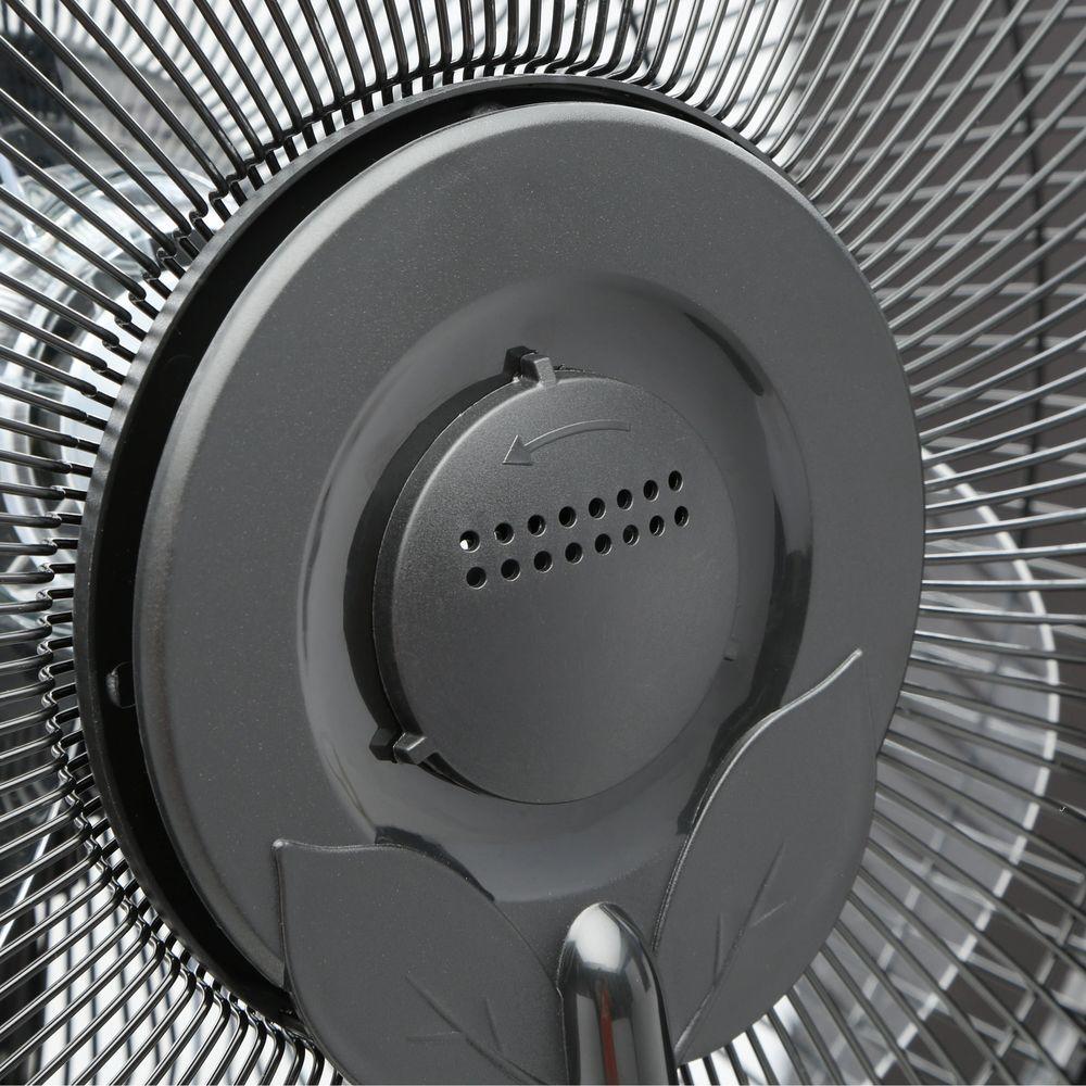 CoolZone CZ500 280 CFM Ultrasonic Oscillating Dry Misting Fan with Bluetooth Technology Black New