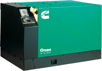 Cummins Onan QD 8000 8kW RV Generator 8HDKAK-1046 RV Diesel Single Phase 120 Volt Liquid Cooled New