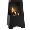 Drolet Bora Outdoor Wood Burning Fireplace 24" Logs Stainless Steel DE00401 New