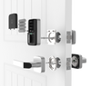 U-Tec COMBO Bluetooth Enabled Fingerprint and Key Fob Two-Point Smart Lock in Black New