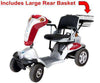 Tzora Titan 3 Wheel Heavy Duty Folding Mobility Scooter Red New