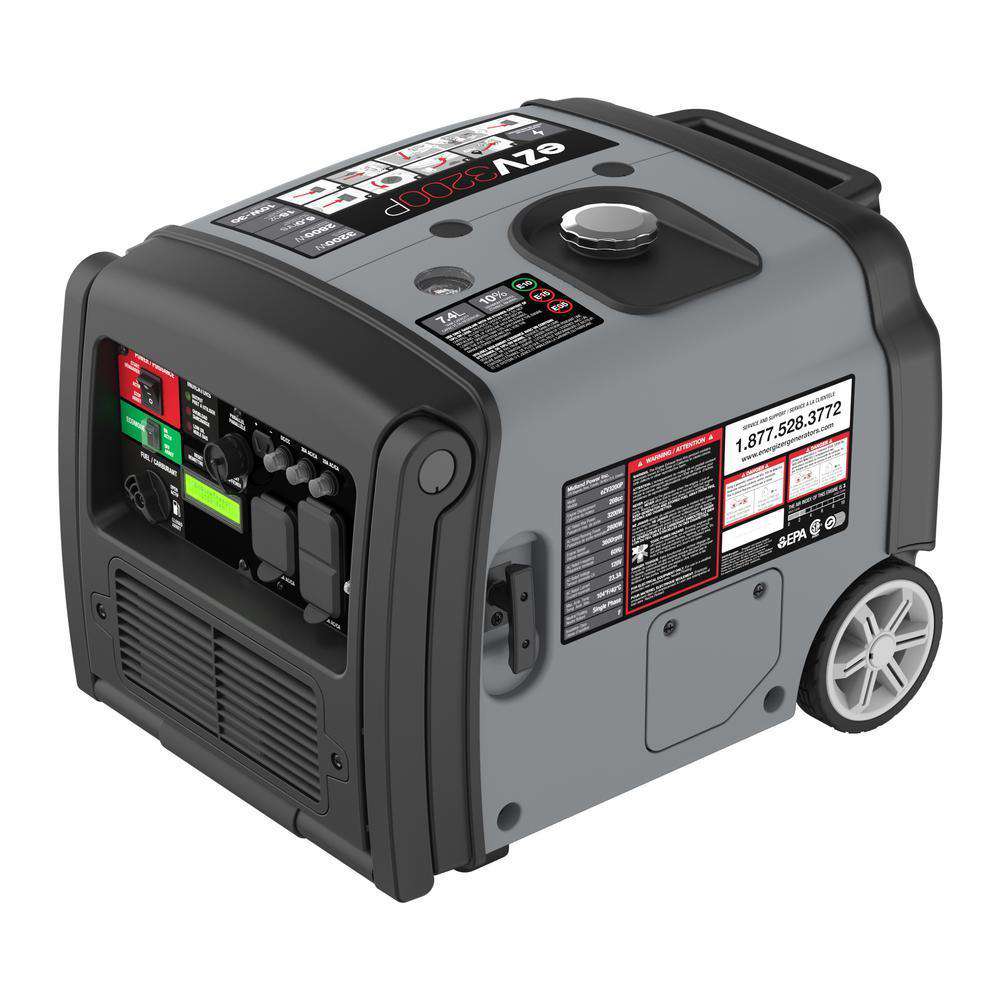 Energizer EZV3200P 3200W Gas Powered Inverter Generator with Remote Start RFB