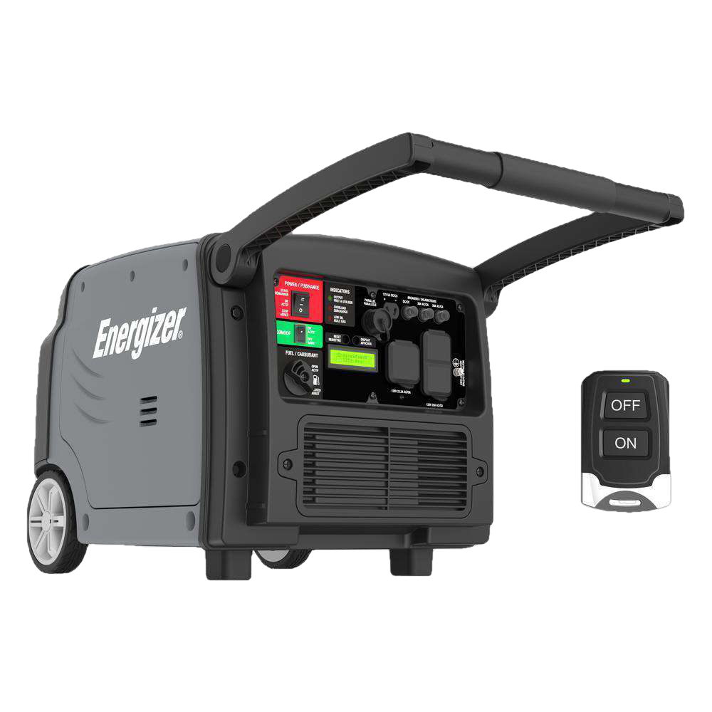 Energizer EZV3200P 3200W Gas Powered Inverter Generator with Remote Start RFB