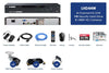 Lorex LHD44W HD 1080P 4 Camera 4 Channel Weatherproof DVR Surveillance Security System New