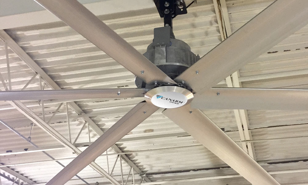 Canarm Hexa-Lite EC HVLS 10 Foot Blade Industrial Fan New