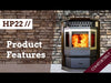 ComfortBilt HP22-SS 2800 sq. ft. Auto Ignition Pellet Stove 55lb Hopper - Scuffs/Scratches