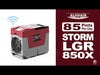 AlorAir LGR 850X Smart Wifi Basement/Garages Dehumidifier 85 Pints 180 PPD 2300 Sq. Ft. with Condensate Pump Red New