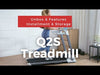 OVICX OS-TMILL-Q2S-PLUS Wide Platform Q2S+ Folding Treadmill with Bluetooth Connectivity New