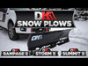 SnowBear STOR8422 Storm II 84" x 22" Snow Plow for Trucks and SUV New